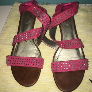 Pink sandals